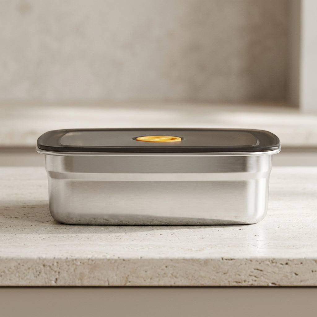 Core & Comfort | FreshLock Stainless Steel Meal Prep Container - 1L & 1.5L