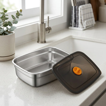 Core & Comfort | FreshLock Stainless Steel Meal Prep Container - 1L & 1.5L