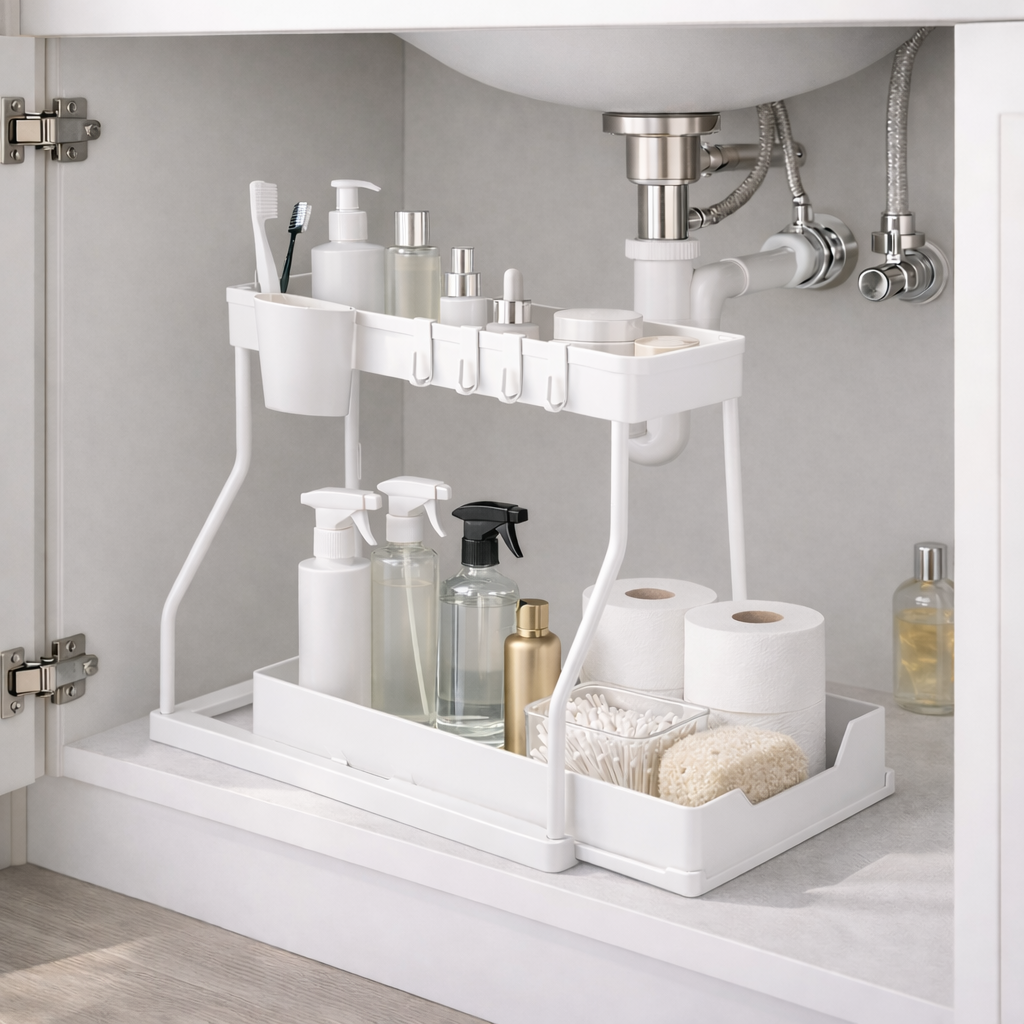 Core & Comfort | Precision Glide 2 Tier Storage System