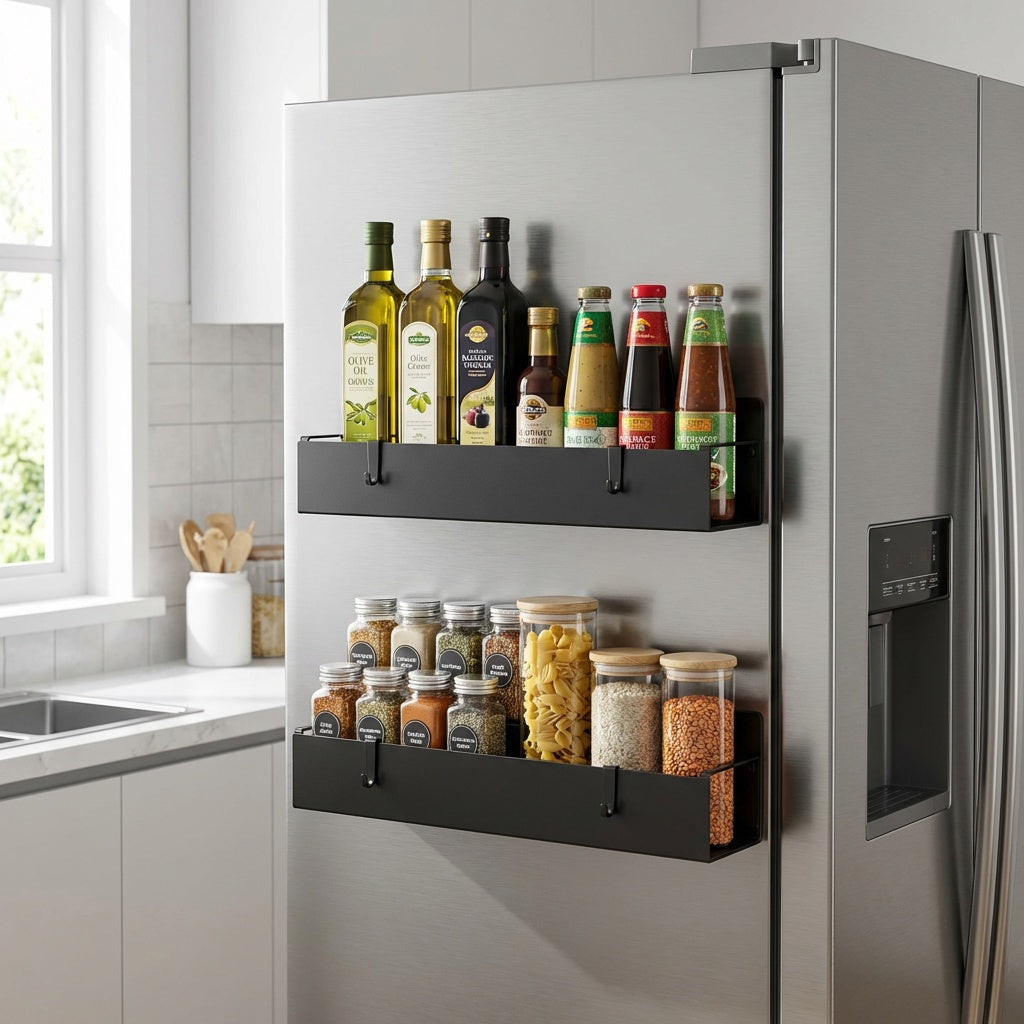 Core & Comfort | Premium Magnetic Side Storage Rack