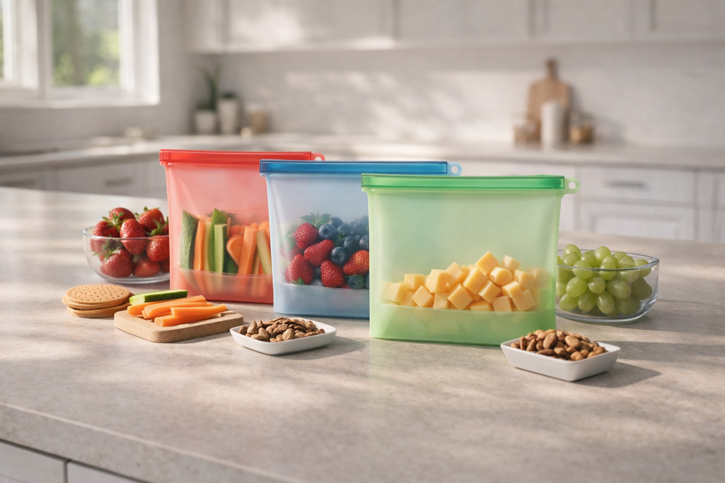 Core & Comfort | Airtight Slide Lock Silicone Freshness Bag