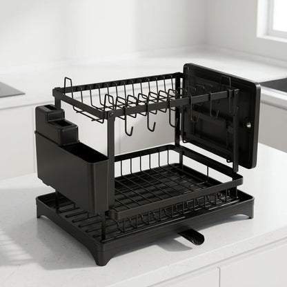 Core & Comfort | Premium 2 Tier Dish Drying Organiser