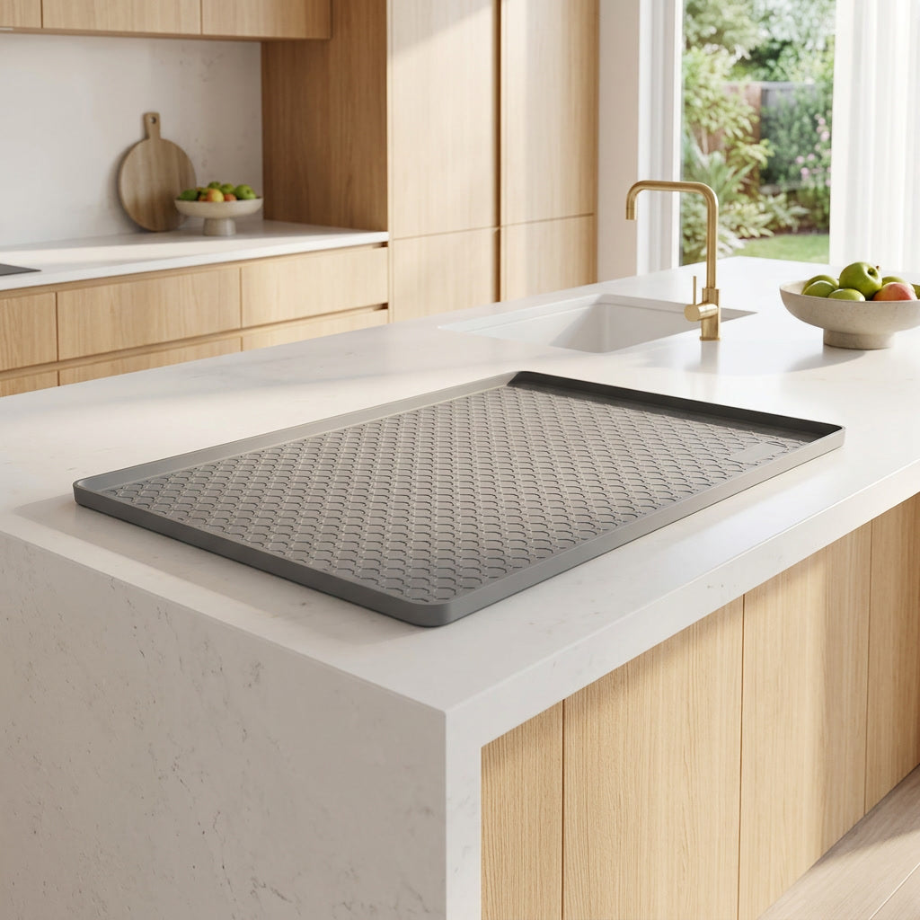 Core & Comfort | Waterproof Under Sink Silicone Protection Mat