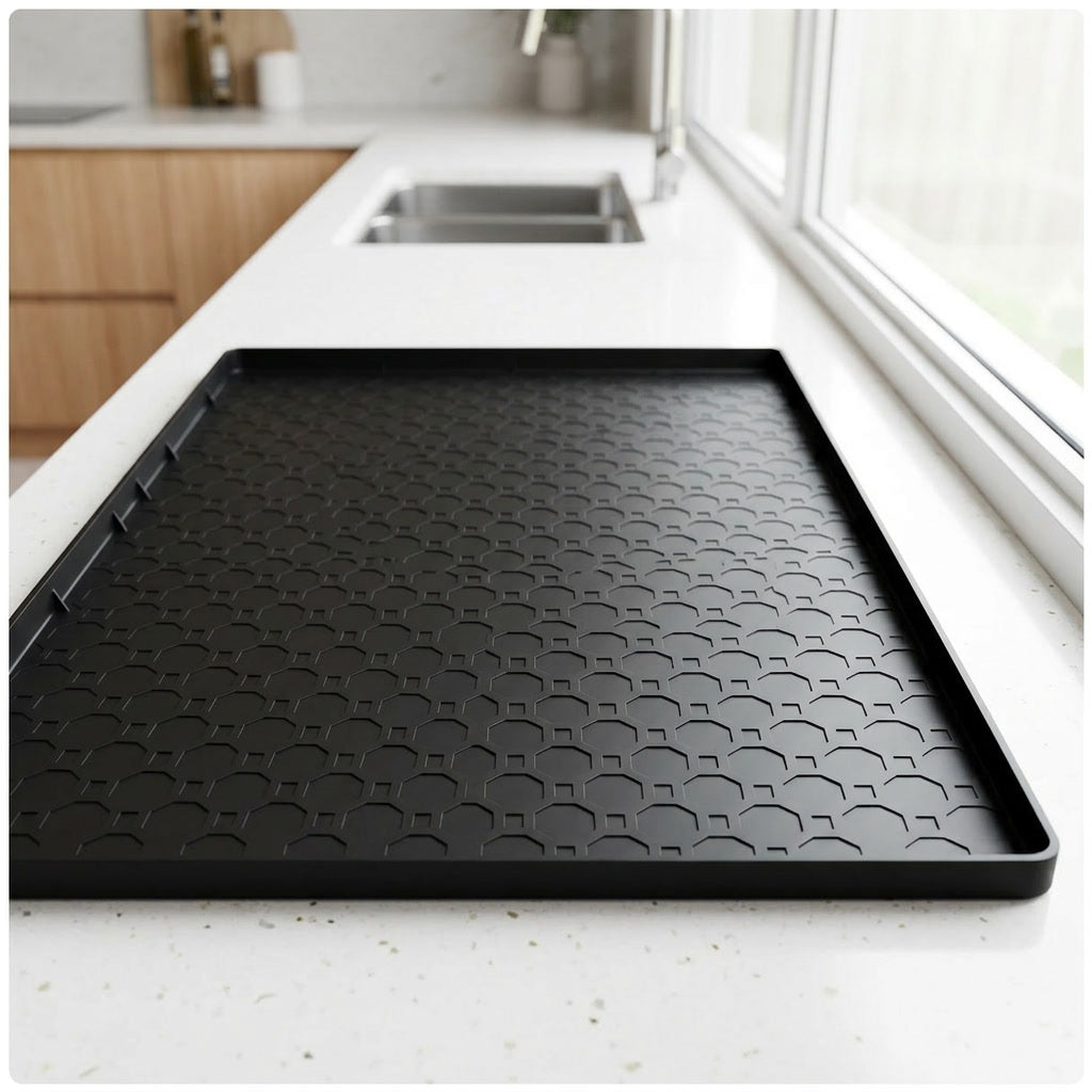 Core & Comfort | Waterproof Under Sink Silicone Protection Mat