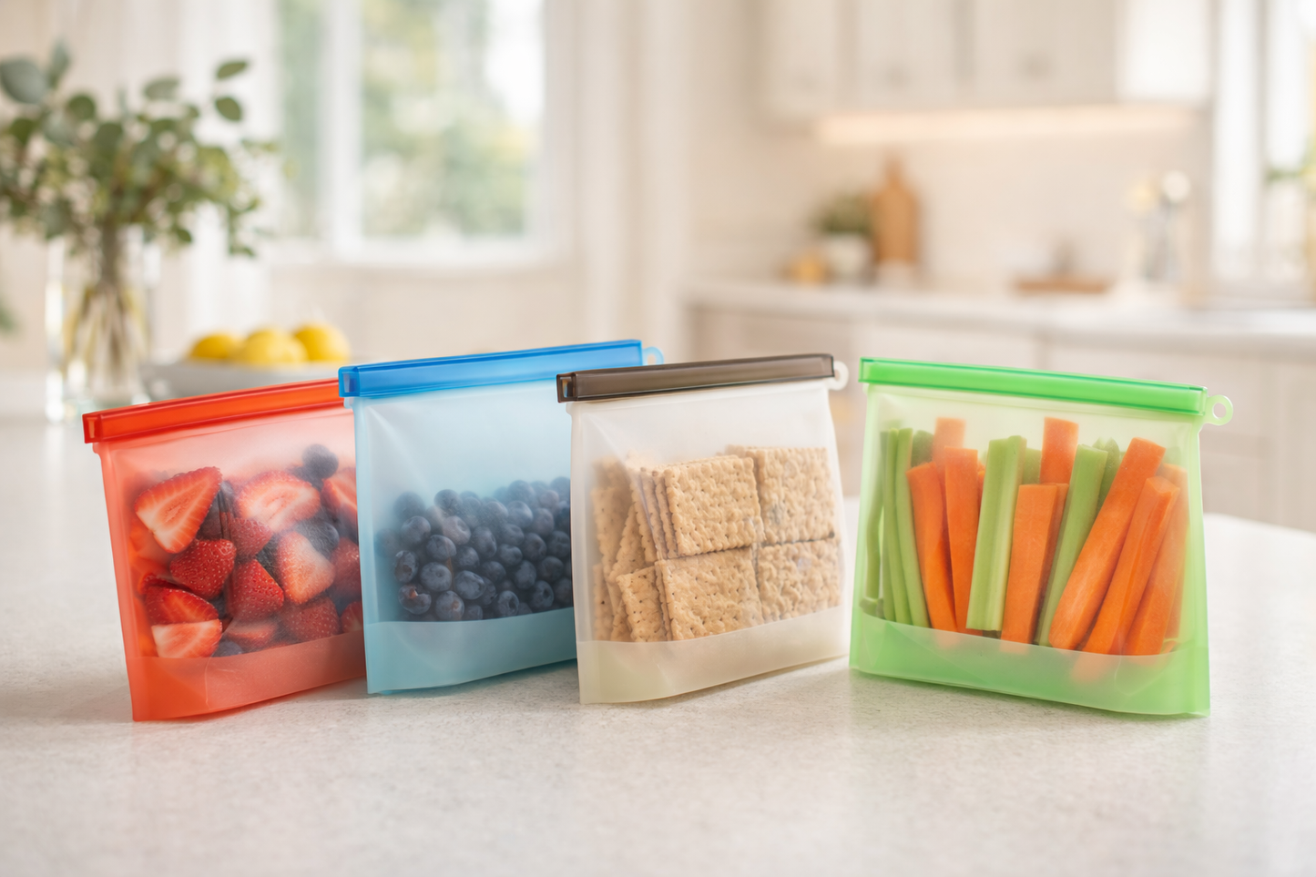 Core & Comfort | Airtight Slide Lock Silicone Freshness Bag